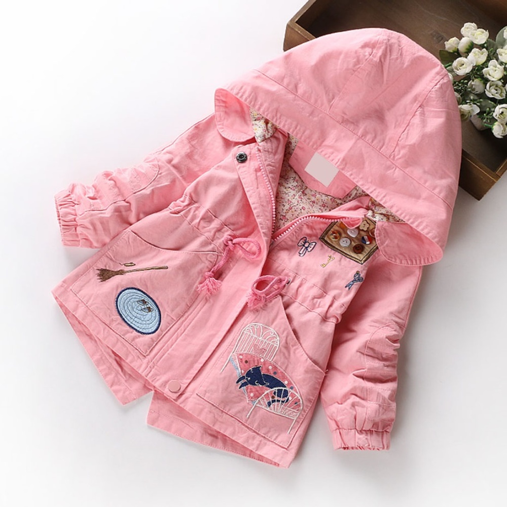 Girls' Cotton Trench Jacket (NWOT)